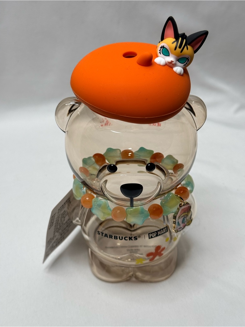 Asian Version Starbucks x Pop Mart Molly Bearista Glass Bottle (Authentic) - Picture 4 of 9